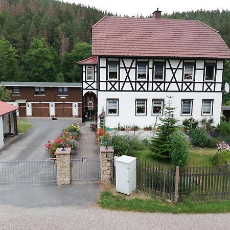 Fewo An Der Klosterruine Paulinzella Mit Kostenfreien Parkplatz Und Wlan Eksteriør bilde